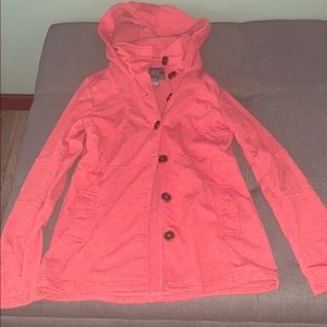 BKE by Buckle cotton pea coat with hood.